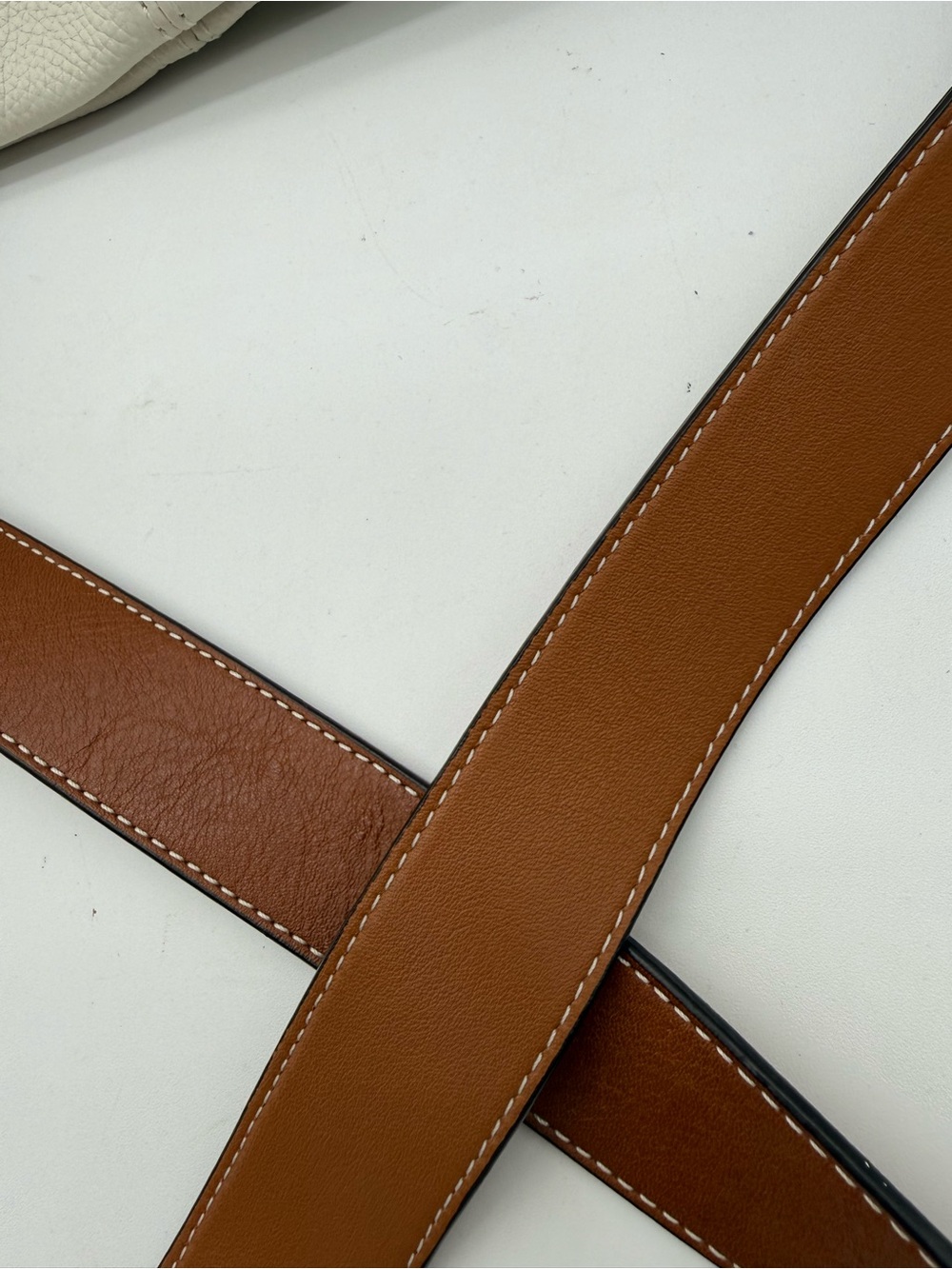COACH EAST WEST DUFFLE WHITE/BROWN BAG - Picture 12 of 12